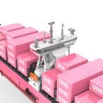 Large Cargo Ship Building Blocks Set - Image 5