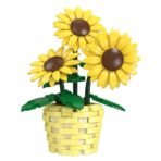 Potted Sunflower Building Block Set