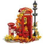London Telephone Box Building Block Set