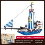 Royal Explorer Ship Building Block Set - Image 6
