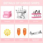 Large Cargo Ship Building Blocks Set - Image 6
