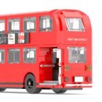Vintage Double Decker Bus Building Blocks Set - Image 6