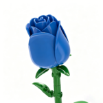 Blue Rose Bud Building Block Set