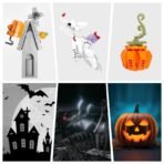 Skeleton Halloween Toy Building Block Set - Image 4