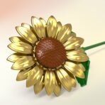 Sunflower Building Block Flower Set - Image 2