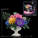 Botanicals Flower Bouquet Building Block Set - Image 3