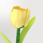 Yellow Tulip Building Block Flower Set - Image 3