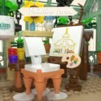 French Style Flower House Building Blocks Set - Image 3