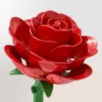 Blooming Red Rose Building Block Set - Image 3