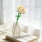 Blooming Cream Rose Building Block Set - Image 6