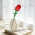 Red Rose Bud Building Block Set - Image 4