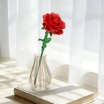 Blooming Red Rose Building Block Set - Image 4