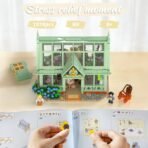 French Style Flower House Building Blocks Set - Image 5