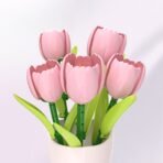 Pink Tulip Building Block Flower Set - Image 5