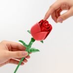 Red Rose Bud Building Block Set - Image 6