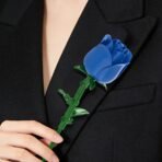 Blue Rose Bud Building Block Set - Image 6
