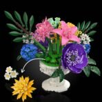 Botanicals Flower Bouquet Building Block Set - Image 6