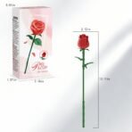 Red Rose Bud Building Block Set - Image 8