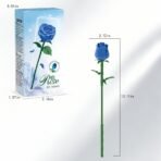 Blue Rose Bud Building Block Set - Image 8