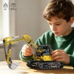 Xbert 2-in-1 Excavator & Bulldozer Building Sets, City Construction Vehicle Playset, Digger Toy Building Kits for Boys, Engineering STEM Toys Gift for Birthday - Image 3