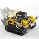 Xbert 2-in-1 Excavator & Bulldozer Building Sets, City Construction Vehicle Playset, Digger Toy Building Kits for Boys, Engineering STEM Toys Gift for Birthday - Image 6