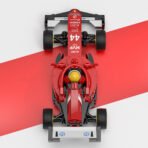 Xbert Race Cars Building Sets, High‑Speed Car Toy for Kids, Boys & Girls, Red Model Car Kits for Display and Play, Collectible Vehicle Blocks Set, for Racing Cars Fans