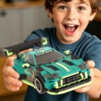 Xbert Race Car Building Sets, Sport Car Model Kit for Kids,Boys, Racing Fans, Supercar Play Toys, Collectible Vehicle Building Blocks Set, Ideal Gift for Birthday - Image 2