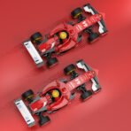 Xbert Race Cars Building Sets, High‑Speed Car Toy for Kids, Boys & Girls, Red Model Car Kits for Display and Play, Collectible Vehicle Blocks Set, for Racing Cars Fans - Image 4