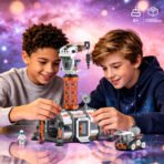 Xbert Space Base Building Sets, Tower Crane Toys with Space Truck & 2 Astronauts - Image 2