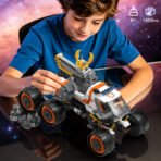 Xbert Space Explorer Rover Building Blocks Set with Robotic Arm, Ores & Astronaut - Image 2