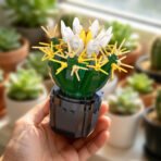 Xbert Succulents Building Blocks Set, Cactus Botanicals Plant Building Kit for Adults, Artificial Succulent Plants Desk Home Office Room Decor，Birthday Gifts for Women，Plant Lovers - Image 4