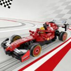 Xbert Race Cars Building Sets, High‑Speed Car Toy for Kids, Boys & Girls, Red Model Car Kits for Display and Play, Collectible Vehicle Blocks Set, for Racing Cars Fans - Image 5