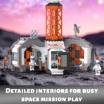 Xbert Space Base Building Sets, Tower Crane Toys with Space Truck & 2 Astronauts - Image 3