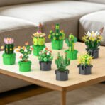 Xbert Succulents Building Blocks Set, Cactus Botanicals Plant Building Kit for Adults, Artificial Succulent Plants Desk Home Office Room Decor，Birthday Gifts for Women，Plant Lovers - Image 5