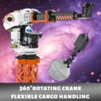Xbert Space Base Building Sets, Tower Crane Toys with Space Truck & 2 Astronauts - Image 4