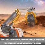 Xbert Space Explorer Rover Building Blocks Set with Robotic Arm, Ores & Astronaut - Image 4