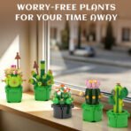 Xbert Succulents Building Blocks Set, Cactus Botanicals Plant Building Kit for Adults, Artificial Succulent Plants Desk Home Office Room Decor，Birthday Gifts for Women，Plant Lovers - Image 7