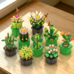 Xbert Succulents Building Blocks Set, Cactus Botanicals Plant Building Kit for Adults, Artificial Succulent Plants Desk Home Office Room Decor，Birthday Gifts for Women，Plant Lovers - Image 2