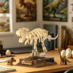 Xbert T-Rex Dinosaur Fossil Building Sets, Dinosaur Skeleton with Movable Joints, Tyrannosaurus Rex Desktop Decor Collectible, Dino Educational STEM Toys, Ideal Gift for Boys & Dinosaur Lovers - Image 7