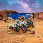 Xbert Space Explorer Rover Building Blocks Set with Robotic Arm, Ores & Astronaut - Image 7