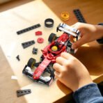 Xbert Race Cars Building Sets, High‑Speed Car Toy for Kids, Boys & Girls, Red Model Car Kits for Display and Play, Collectible Vehicle Blocks Set, for Racing Cars Fans - Image 7